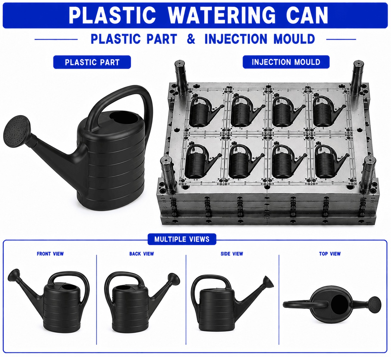 Plastic Watering Can Mould and Moulding Service